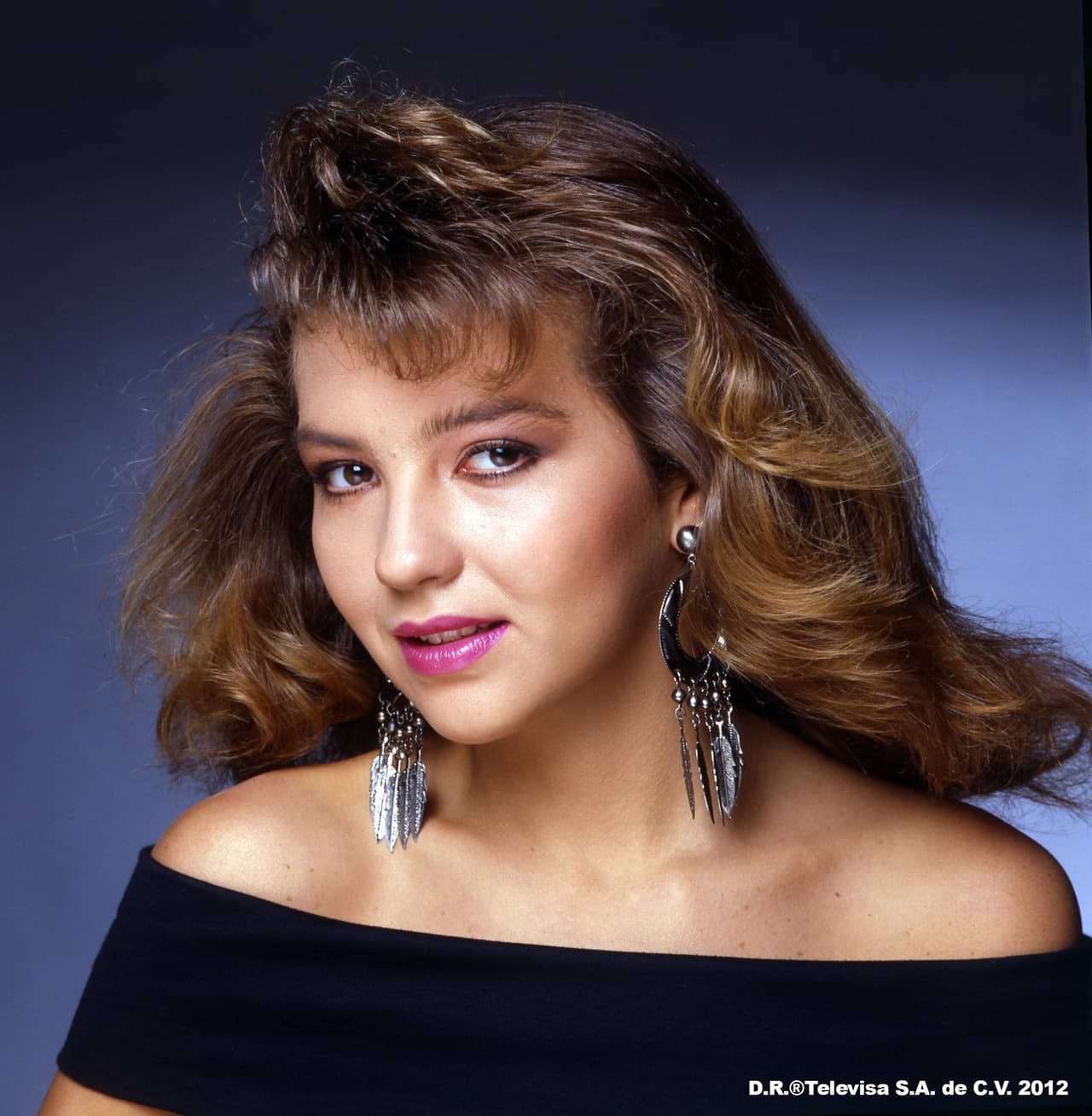 Thalía también estaba totalmente a la moda desde aquellos años.