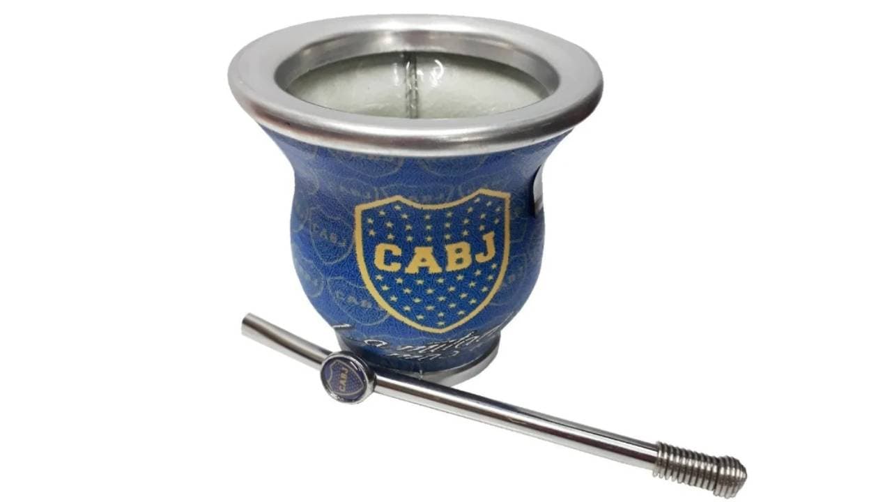Mate y bombilla del Club Atlético Boca Juniors, ¿la quieres?