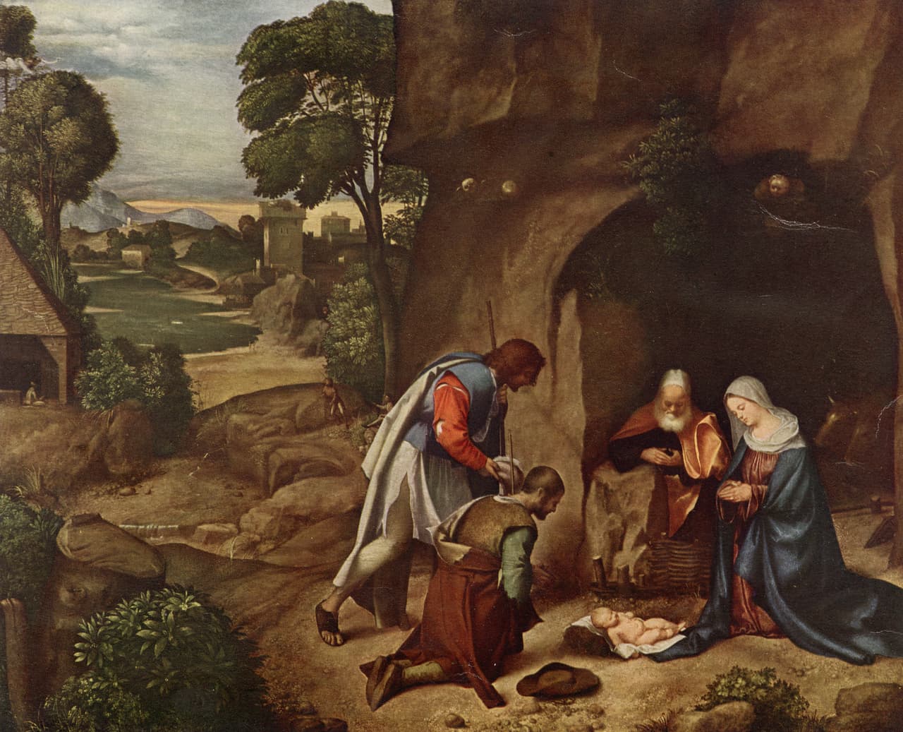 <b>María y José</b>
<br>
<br>Los orígenes humildes de José lo llevaron a él y a su esposa María, que se encontraba embarazada, a quedarse en un pesebre cuando ella comenzó la labor de parto, pues la posada a la que habían llegado durante su camino no tenía lugar.