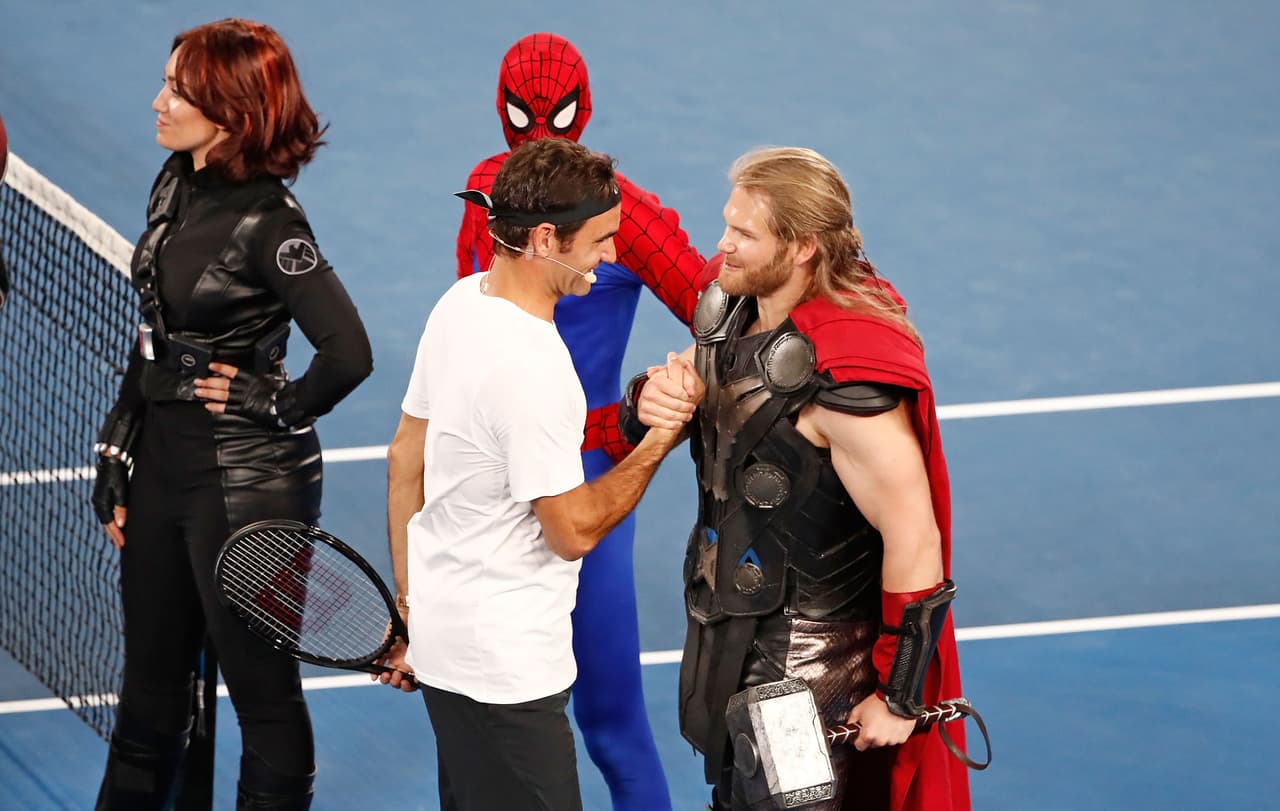 La cercanía de superhéroes y superfiguras cautivó a los espectadores en la jornada en Melbourne.