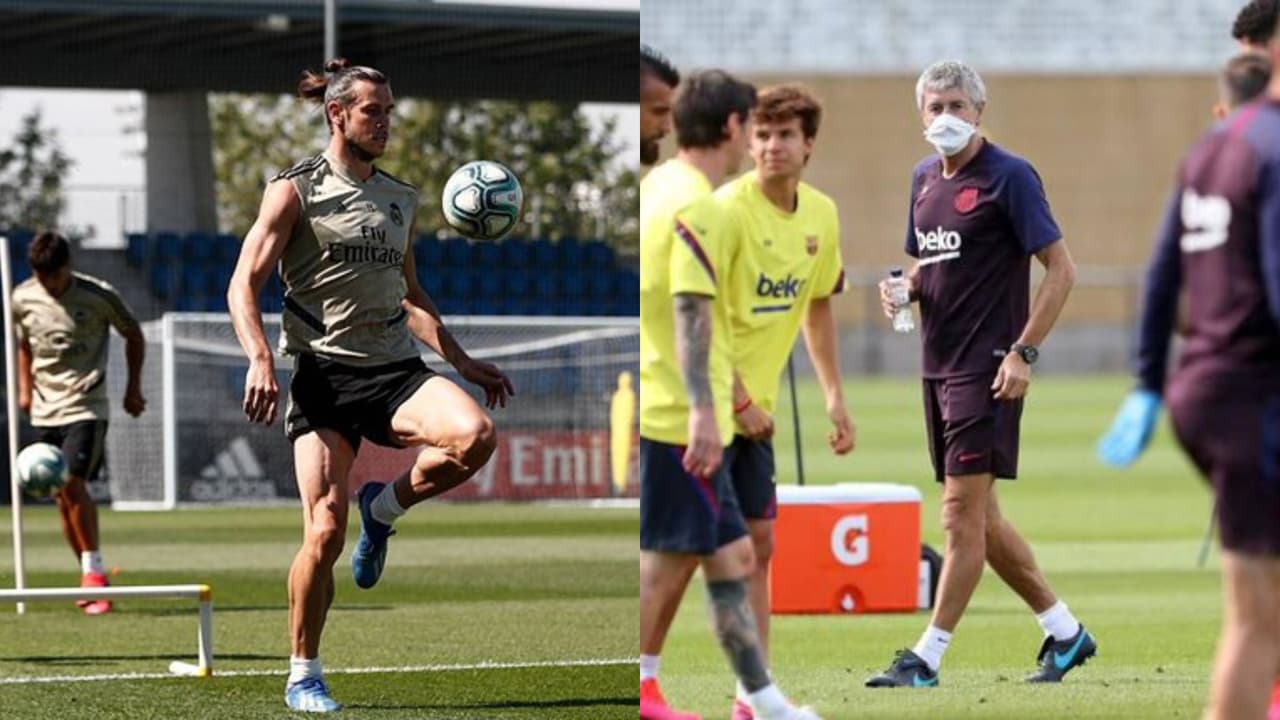 Madrid y Barcelona inauguran entrenamientos con 14 jugadores