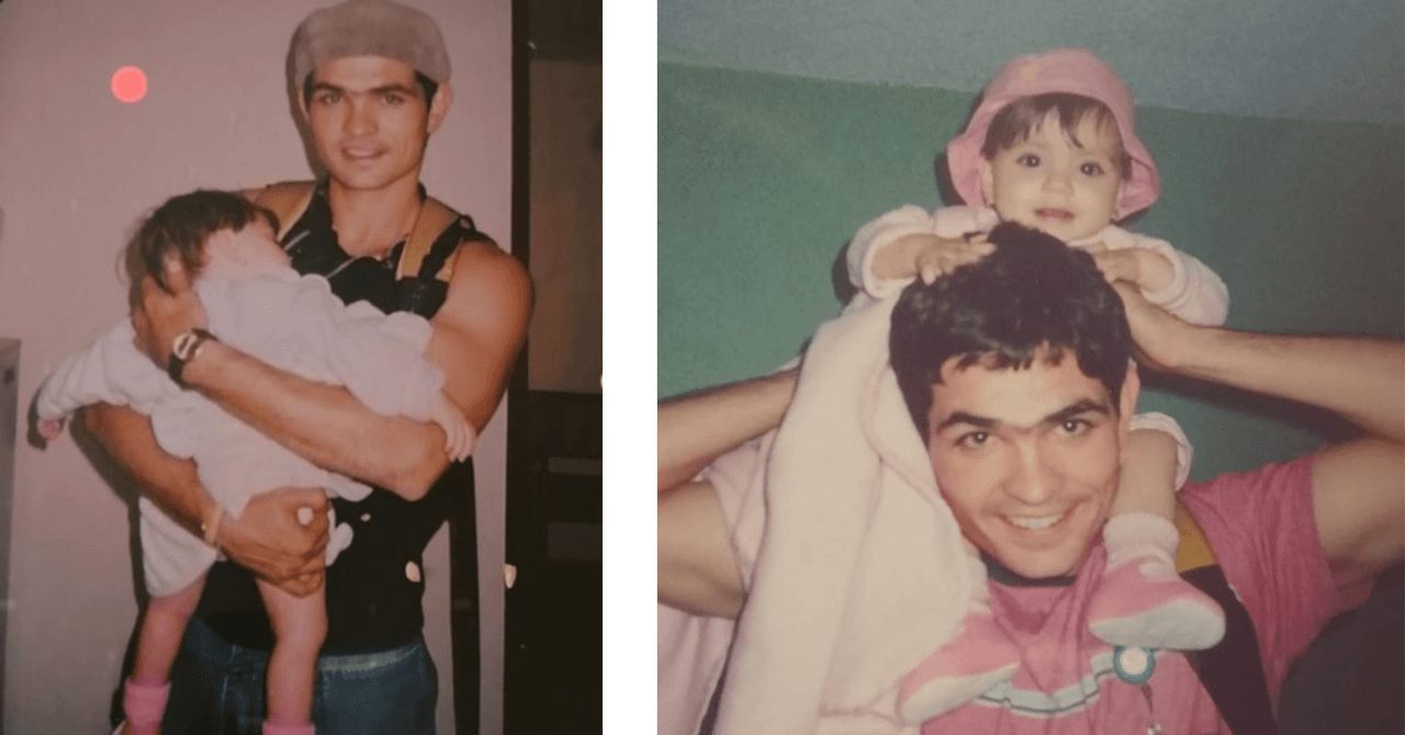 Ferdinando Valencia y su hija, Sofía