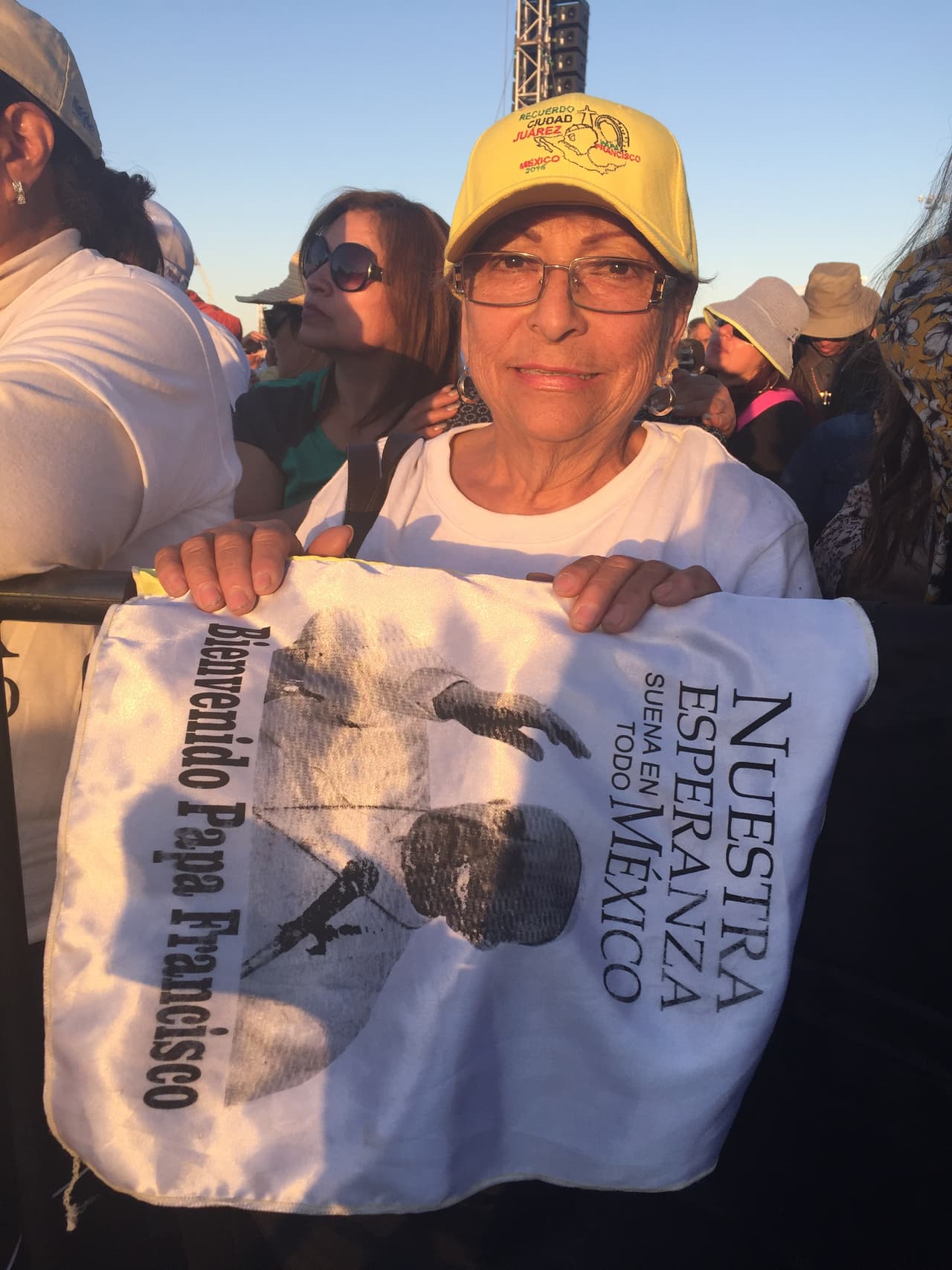 Leonarda Herrera cree que el Papa "puso a cada uno en su lugar".