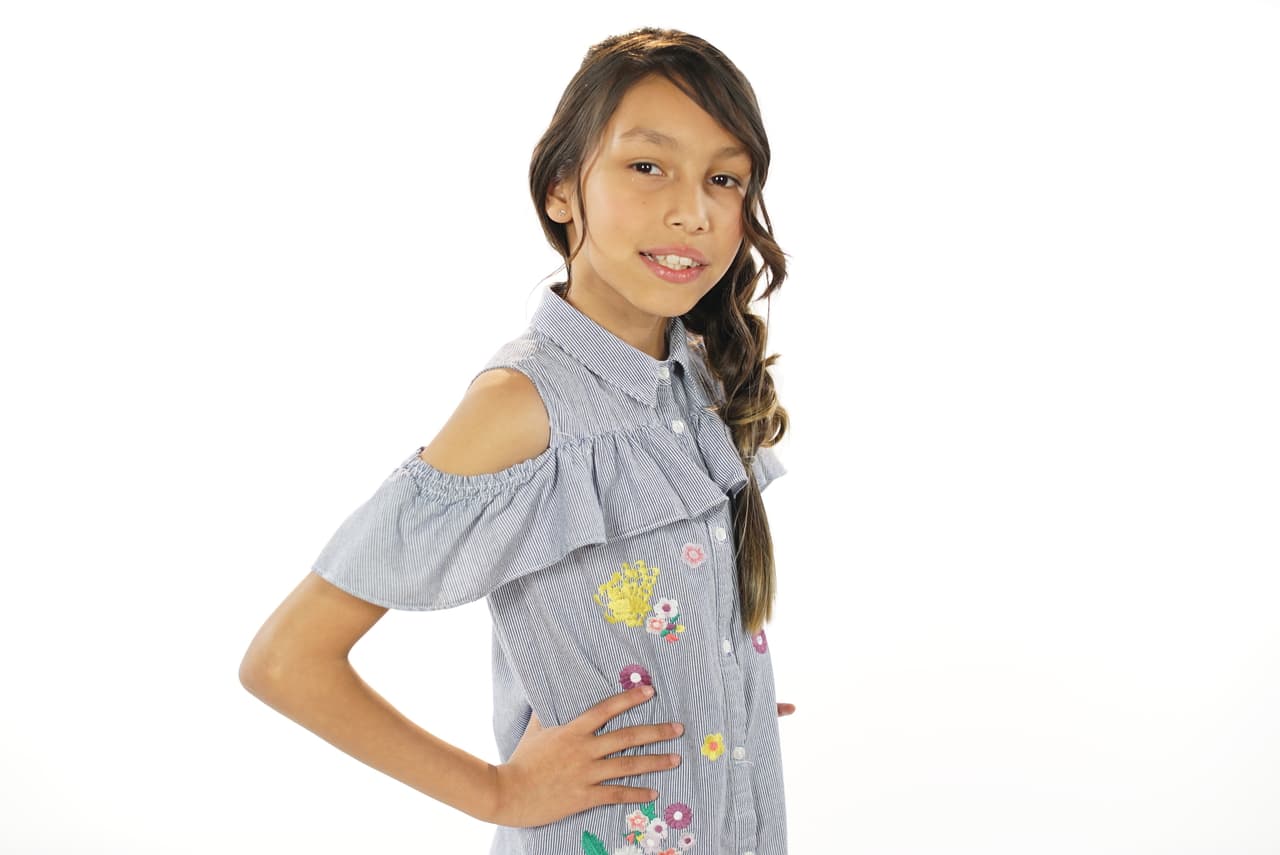 <b>Mía Rivera</b>
<br>Categoría: Canto
<br>Edad: 10 años
<br>Lugar de origen: Mexicali, Baja California