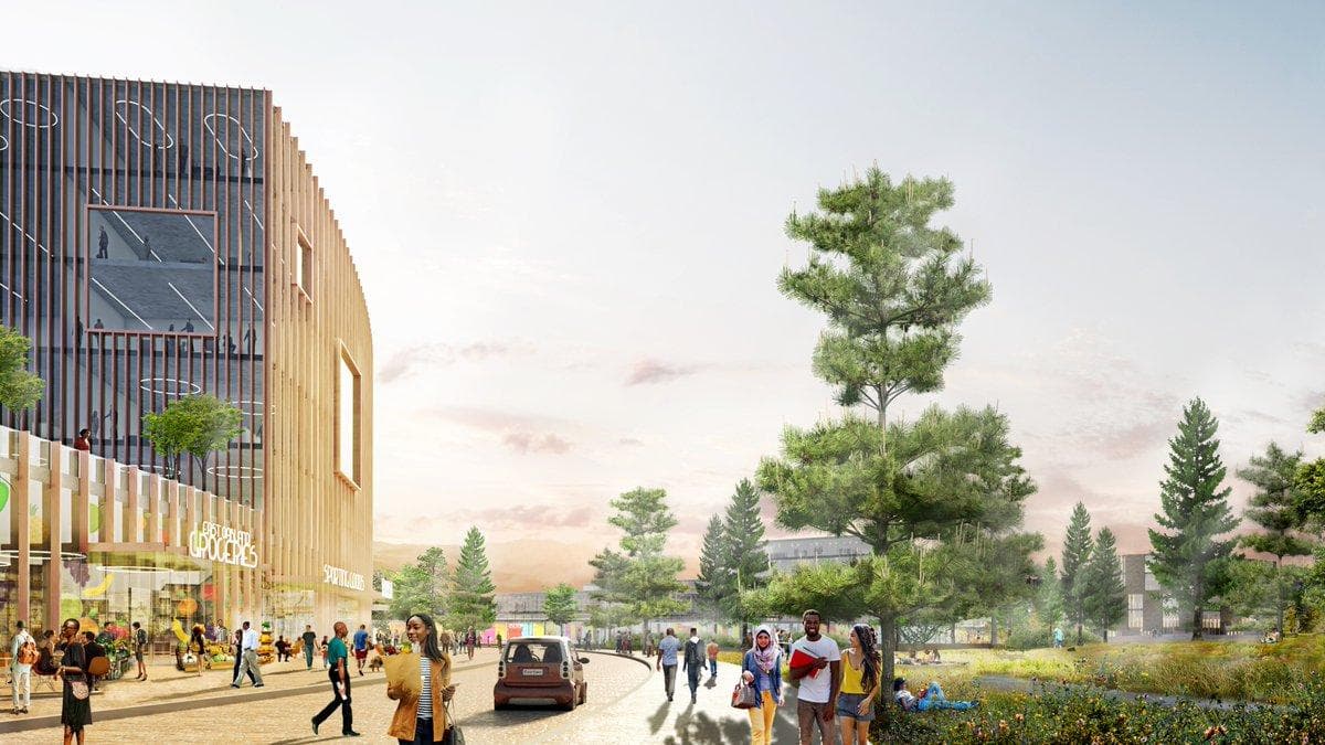 La directiva del equipo definió el proyecto como “un estadio de beisbol dentro de un parque”, mezclándolo con los paisajes urbanos característicos de esa zona de la ciudad.