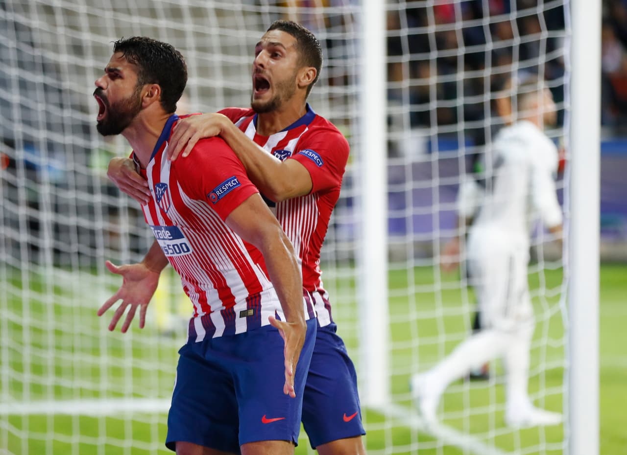 Atlético de Madrid derrotó 4-2 al Real Madrid para coronarse en la Supercopa de Europa con doblete y gran actuación de Diego Costa en el estadio de Tallin en Estonia.