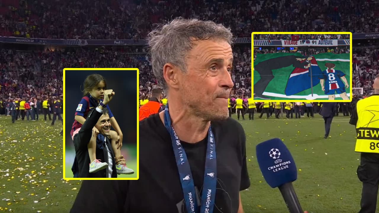 Luis Enrique dedica emotivo mensaje a su hija Xana tras ganar la Champions con PSG