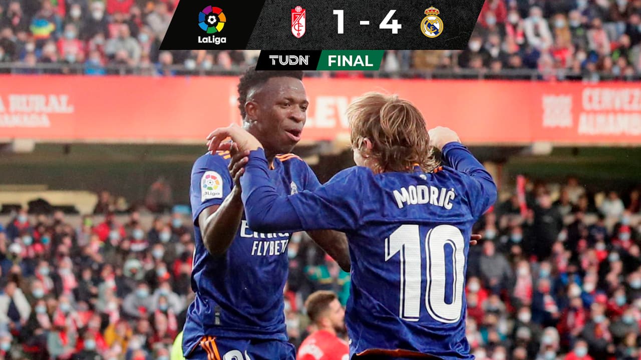 Goleada y liderato del Real Madrid sobre Granada