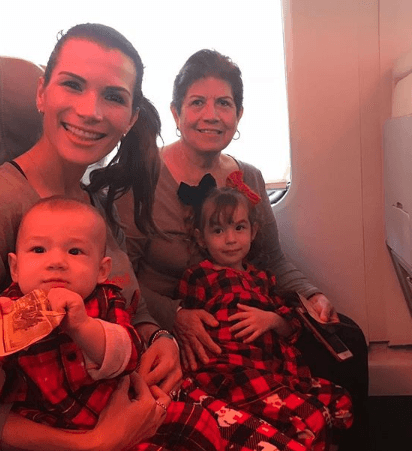 Los Tacher lucieron muy cómodos en pijama. Ellos estaban más que listos para disfrutar de esta experiencia navideña un poquito adelantada.