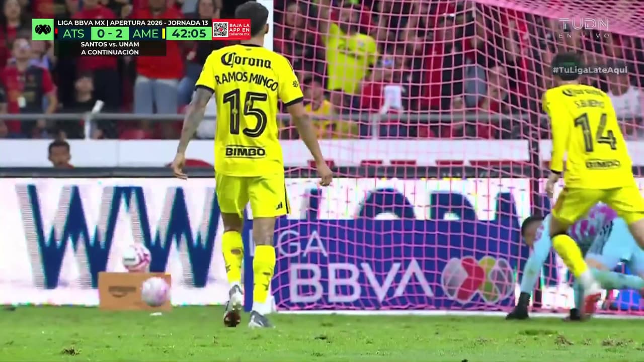¡Rozando el gol! Otra vez Mmaee estremece a toda la afición Rojinegra con su disparo cruzado