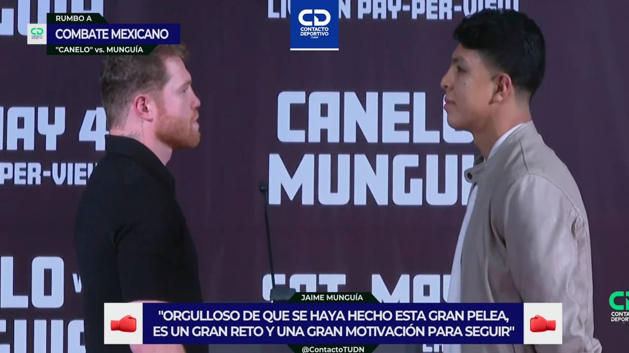 Canelo y Munguía prometen gran pelea en primer cara a cara