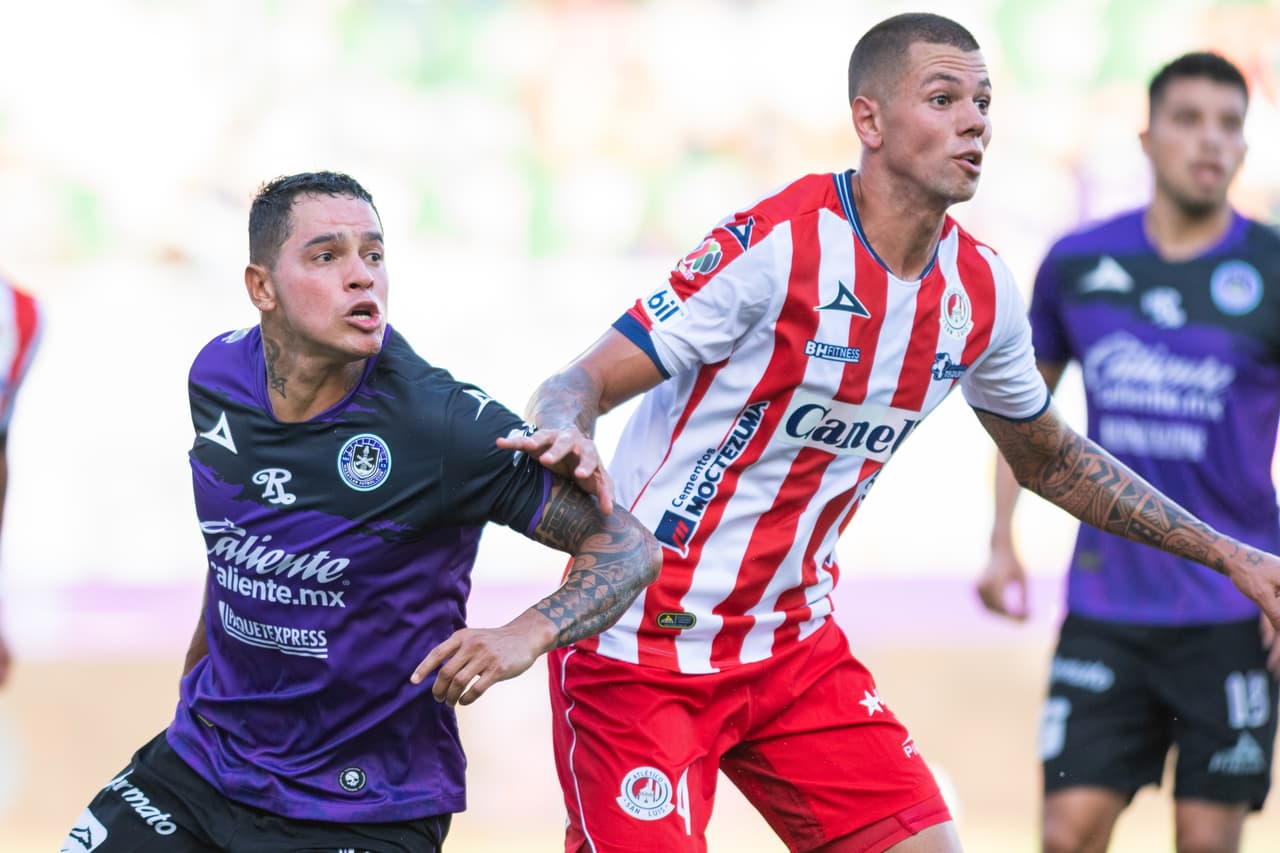 Mazatlán logró tomar la ventaja al minuto 89, pero el Atlético San Luis no dejó de atacar y empataron el encuentro 2-2 en el 90+6.