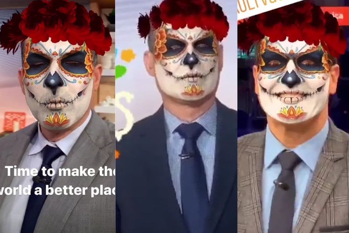 Carlos Calderón y Alan Tacher son orgullosamente mexicanos y el pasado 2 de noviembre celebraron el Día de Muertos junto a su amigo venezolano Raúl González. Los tres conductores probaron un filtro de Instagram y lucieron como unos catrines muy galanes.