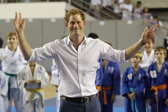 No daba más y se divirtió como niño.