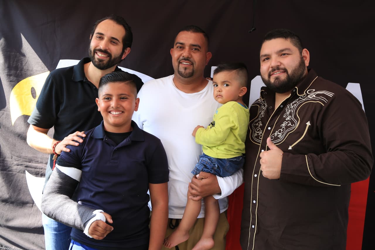 El Free-guey show es muy querido por su público y estas fotos lo demuestran.