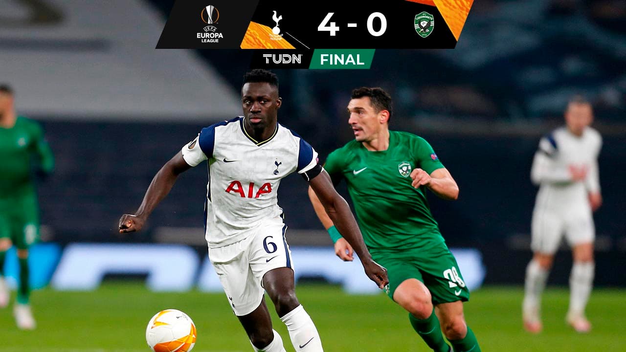Tottenham no se despeina, pasea y golea a Ludogorets