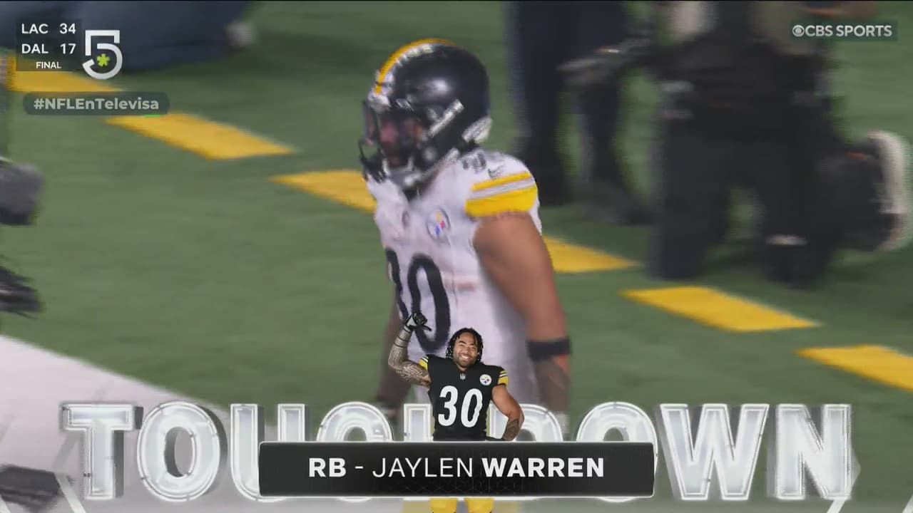 ¡Segunda escapada de Jaylen Warren a la zona prometida!