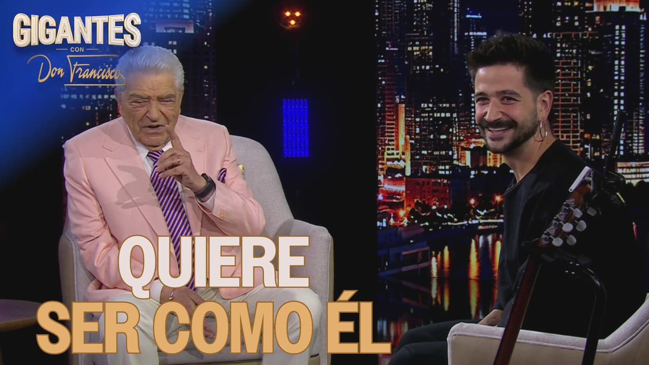 Camilo quiere ser como Don Francisco y su papá cuando sea mayor