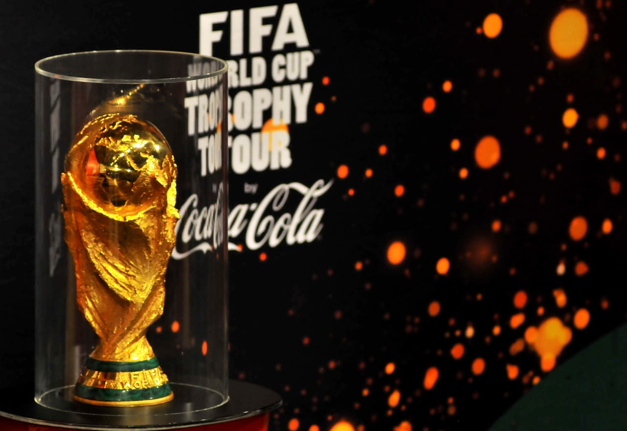 El trofeo de la copa del mundo llegó al Palacio del Kremlin