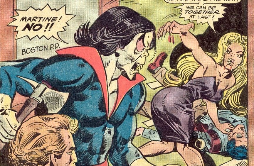 Morbius y Martine en los cómics de Marvel