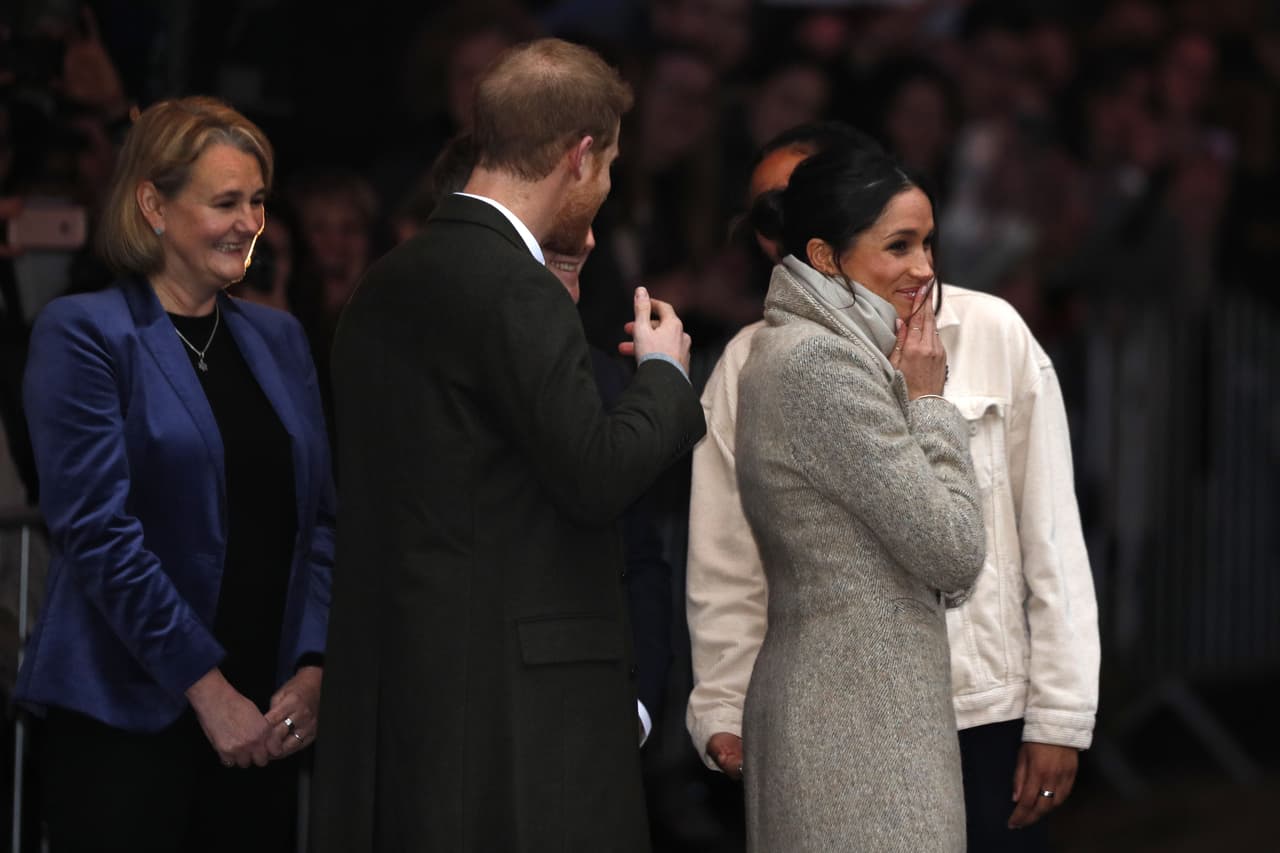Meghan Markle estaba sorprendida, emocionada con el apoyo del pueblo británico.