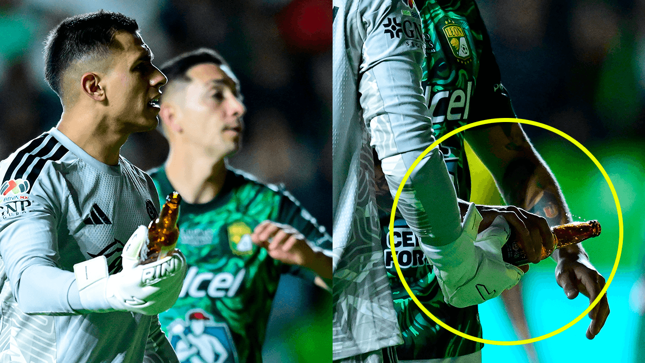 Avientan botella a Henry Martín en pleno partido entre León y América 