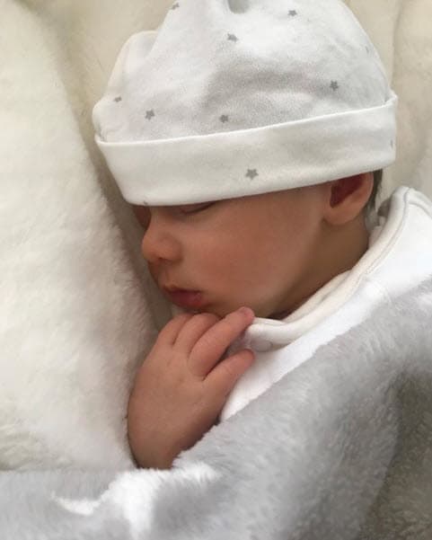 Isaac nació el 27 de diciembre y está por cumplir tres meses.