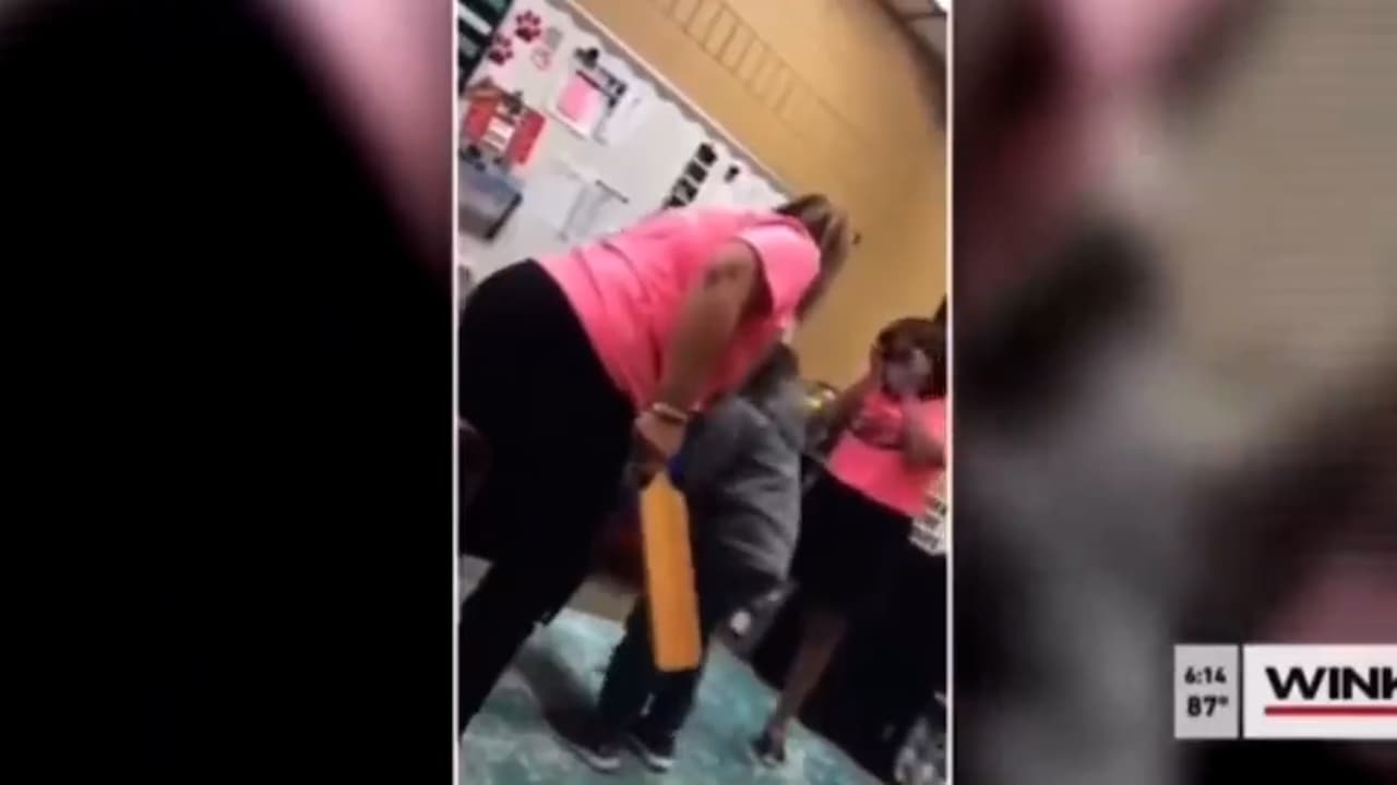 Investigan video en el que se ve a una directora de escuela en Florida golpear con una tabla a niña de 6 años