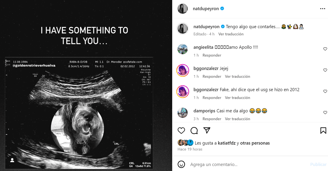 Hija de Yadhira Carrillo en La Otra publica ultrasonido