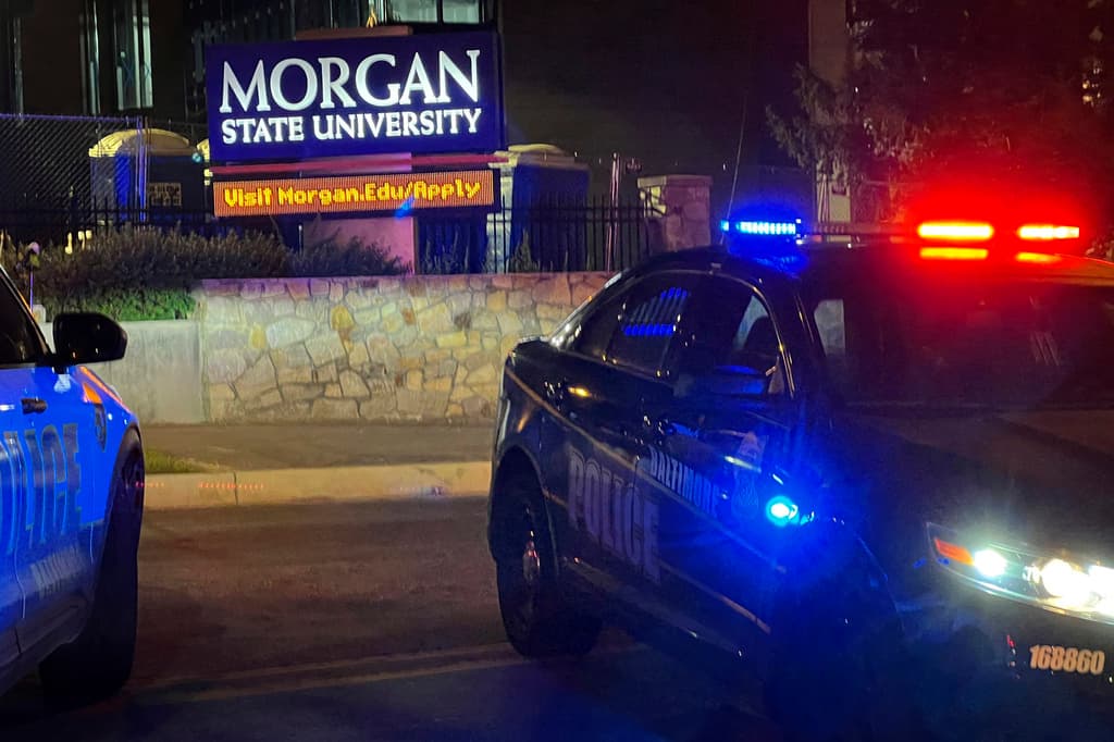 Cinco personas resultaron heridas en un tiroteo en el campus de la Universidad Estatal Morgan de Baltimore