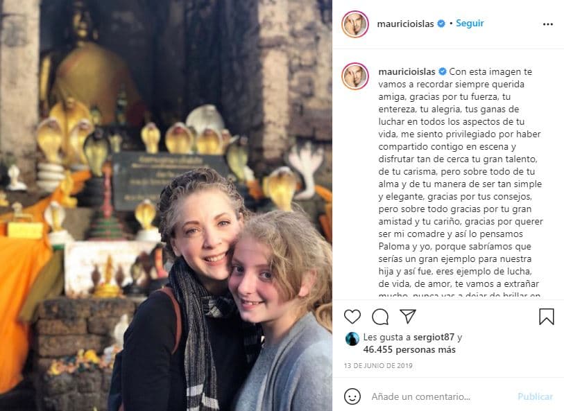 El día de la muerte de la protagonista de 'Salomé', el actor mexicano de 47 años se sumó a la ola de mensajes con la que las celebridades se despidieron de la actriz en redes sociales. 
<b><a href="https://www.univision.com/famosos/testamento-edith-gonzalez-herencia-unica-hija-constanza">Junto a la foto de Edith y Constanza</a></b>, el actor le agradeció por su fuerza, su entereza, su alegría y sus ganas de luchar.