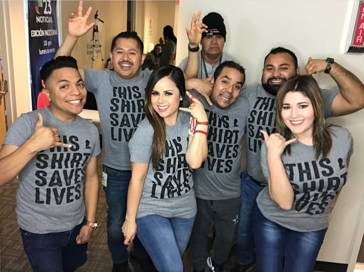 Ahí también nuestros geniales locutores pusieron su granito de arena.
<br>
<br>
<b>DONA AQUÍ: <a href="http://bit.ly/UnidosConStJude" target="_blank">bit.ly/UnidosConStJude</a></b>