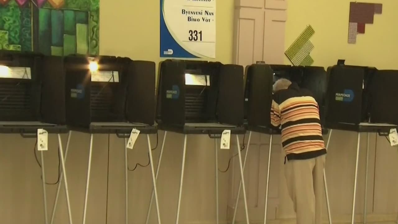 Centros electorales vacíos en el sur de Florida: la votación termina a las 7 de la noche