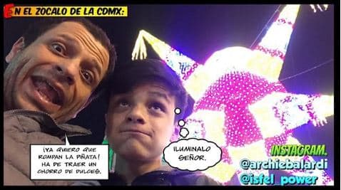 "También nos mandamos mensajes por celular, sé que andaba en Pachuca jugando futbol. De repente me dice 'papá' o 'jefe'. La neta, le agradezco a Violeta que me siga permitiendo tener contanto con él.", aseguró el comediante de 38 años de edad.