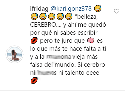 Varios de sus seguidores apuntaron estas declaraciones hacia Michelle Salas, recordando la polémica que existe entre las dos mujeres.