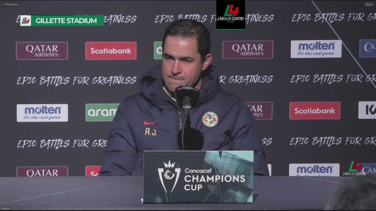 Jardine no se confía tras goleada de América: "Hay antecedentes"