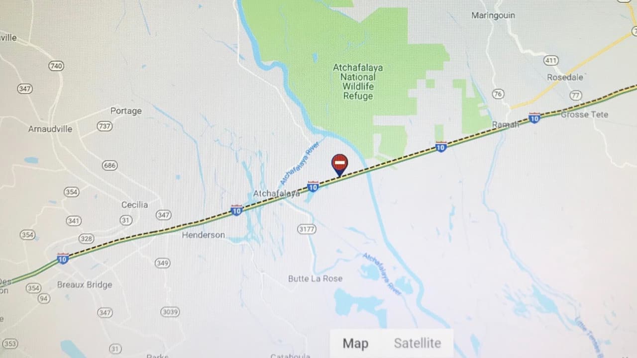 Este mapa muestra el tramo donde ocurrió el accidente.