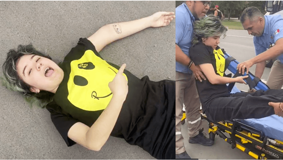 Chico tiene fuerte accidente en el parque y sólo piensa en compartirlo en redes sociales