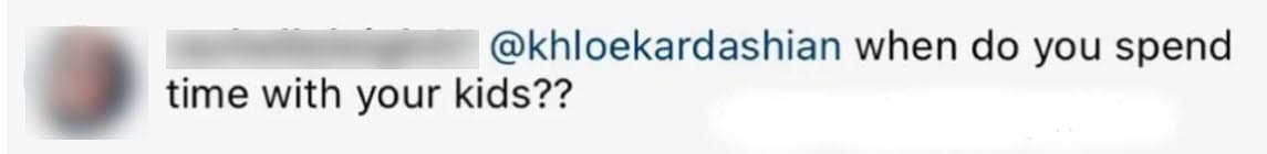 <b>"¿Cuándo pasas tiempo con tus hijos?"</b>, preguntó en un comentario capturado por la cuenta especializada Comments By Celebs el pasado lunes 12 de septiembre y recogido por el portal Page Six.
<br>