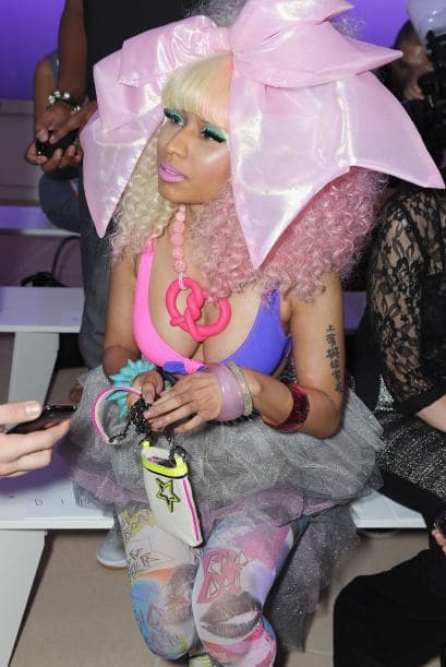 Nicky Minaj es fan de las pelucas.