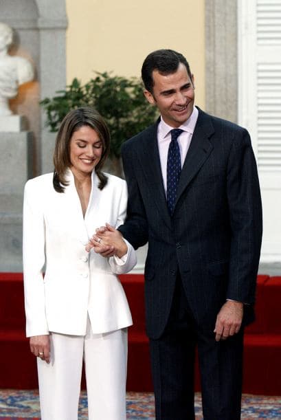 Esta es la foto del día que se comprometieron.