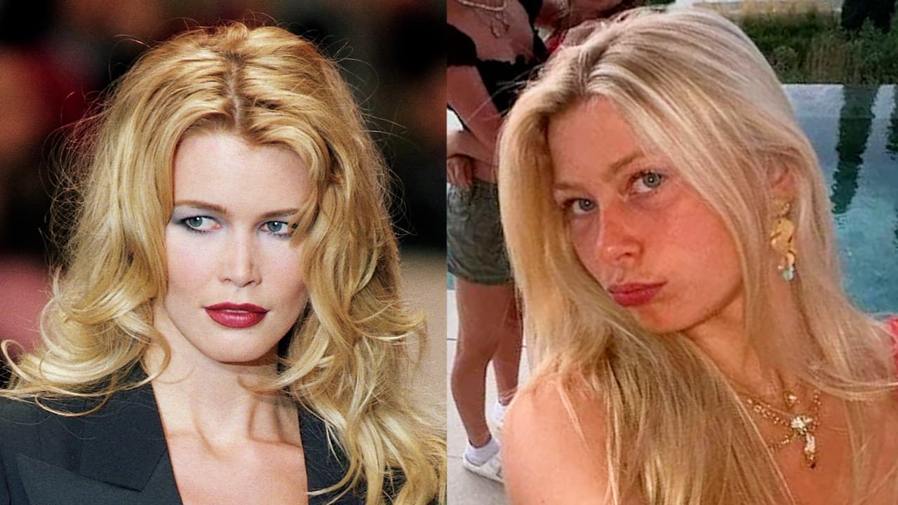 ¿Recuerdas a Claudia Schiffer? Tiene una hija de 20 años y ya sigue sus pasos