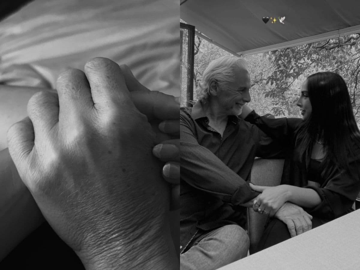 Así despidió María Chacón a su papá.