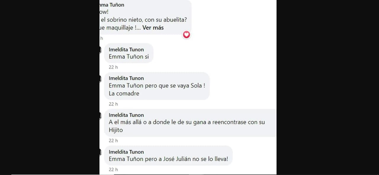 Estos fueron los mensajes que la consuegra de Maribel Guardia le habría lanzado en redes sociales