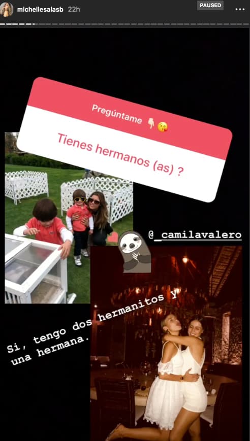 La familia fue otro de los temas que sus fans le cuestionaron. Mencionó que tiene tres hermanos: Camila hija de su madre Stephanie Salas y sus dos hermanos menores Daniel y Miguel, hijos de Luis Miguel y Aracely Arámbula.