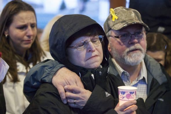 La velada estuvo marcada por la tristeza.