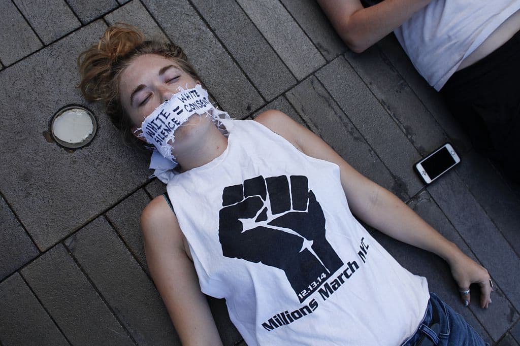 Protesta en 2015, en Brooklyn, por la muerte de Michael Brown, en manos de la policía.