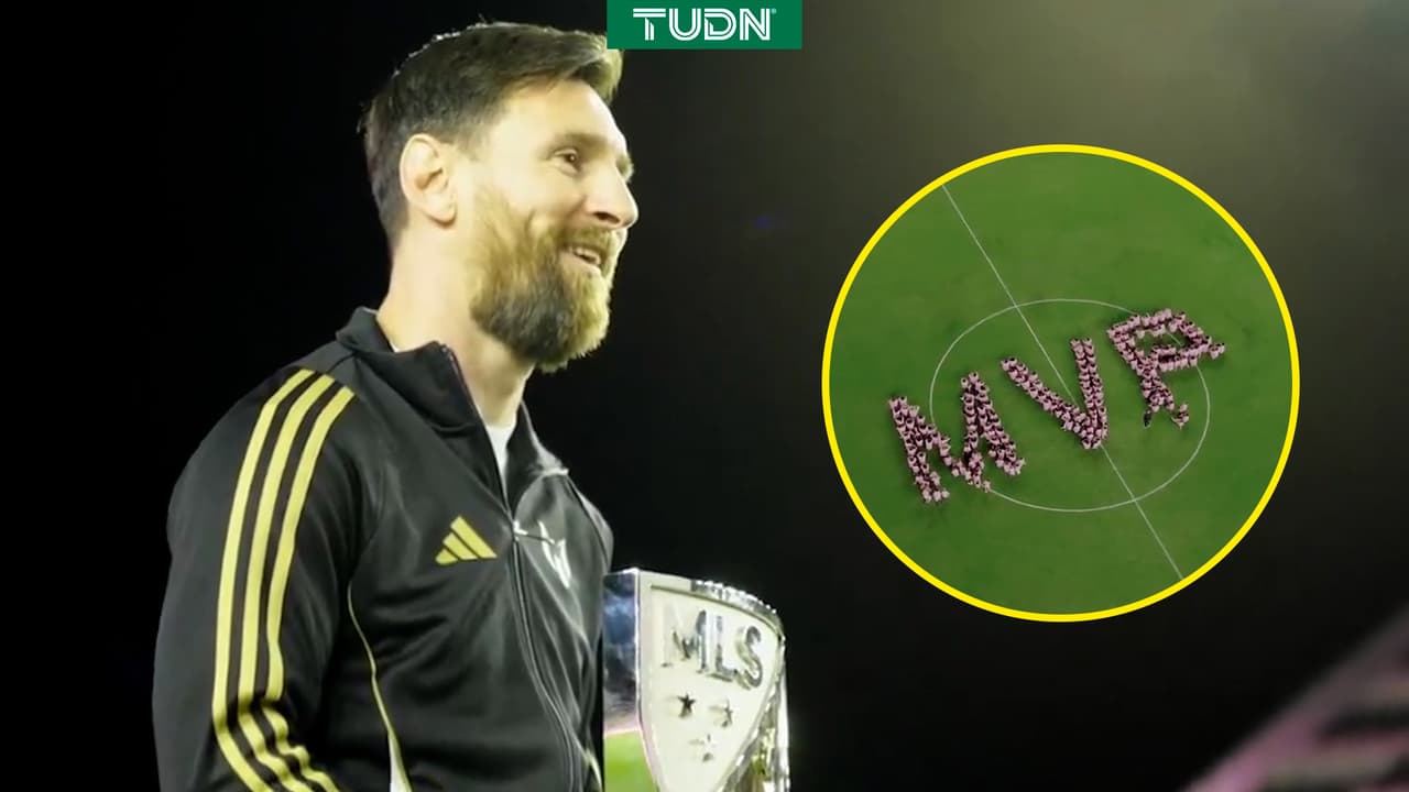 ¡Rodeado de sus hijos y de niños! Inter Miami entrega el MVP de la MLS a Messi