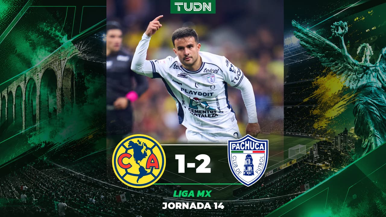 Resumen | ¡Victoria de Pachuca! Los Tuzos se imponen a las águilas con un par de golazos