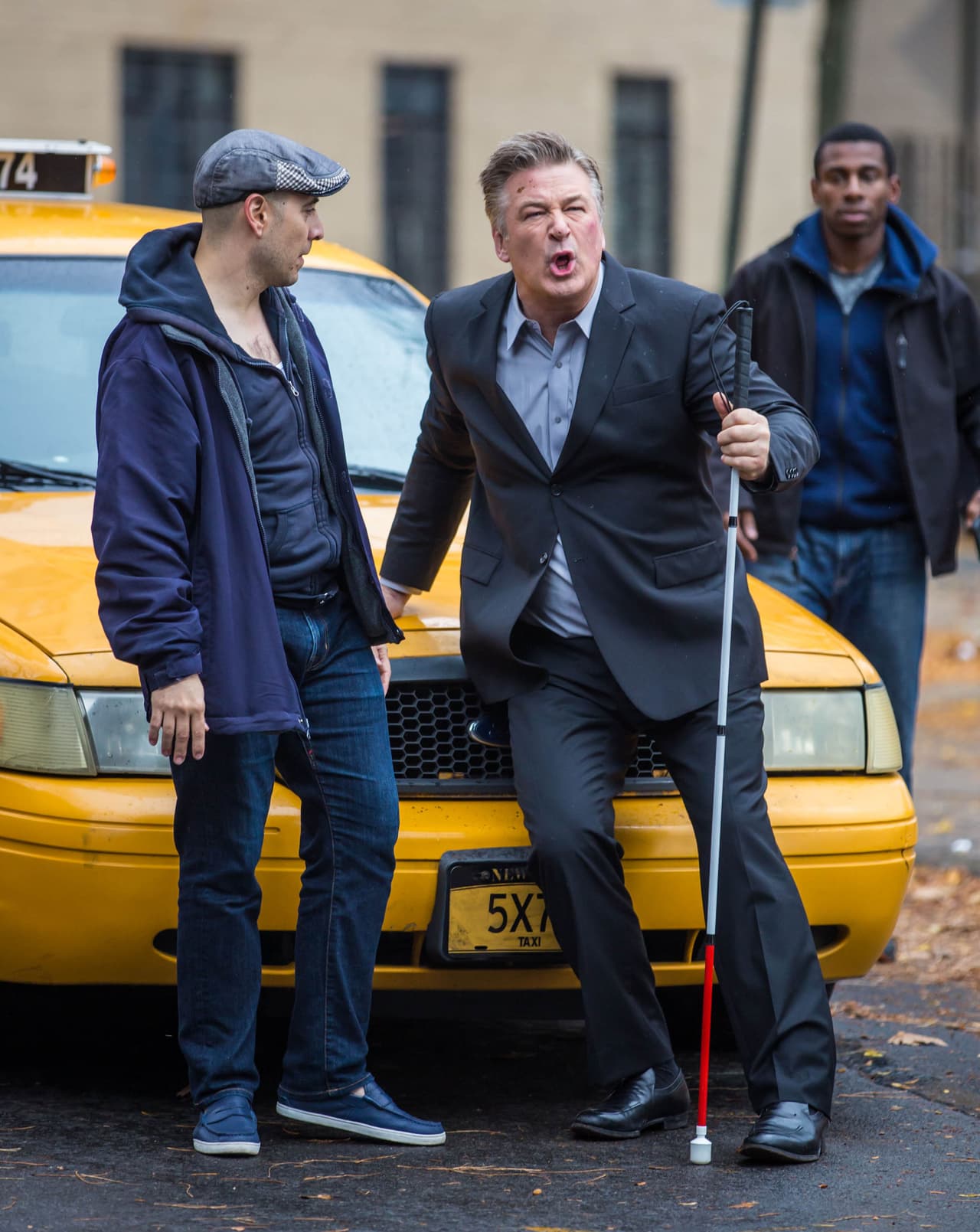 Alec filma en Manhattan la película llamada 'Blind'.